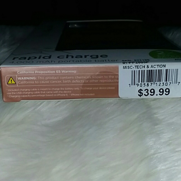 NEW IHome Power Bank Rapid Charge 4,000 MAH 2X Ext - Picture 4 of 8